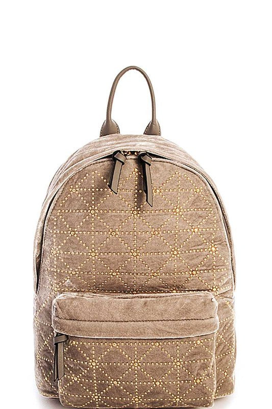 Soft Velvet Backpack-F0819-JY-0170