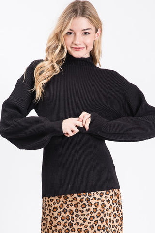 RIB SWEATER -MAS1254