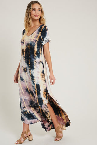 TIE-DYE MAXI DRESS