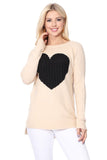 Sweater with classic Heart Design