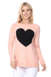 Sweater with classic Heart Design