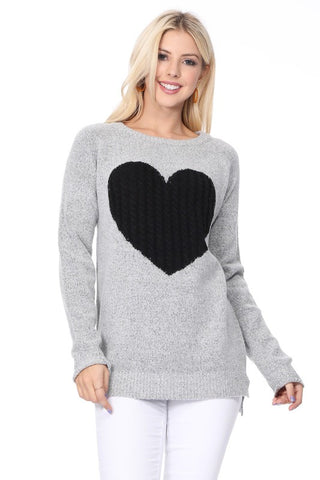 Sweater with classic Heart Design