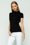 Cap Sleeve Turtle Neck - 9 Colours-SW 225