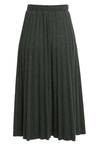 WOVEN TWILL PLEATED SKIRT-11i-PS2521