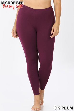 Full length leggings-Asst colours-MP-3238XBA-I