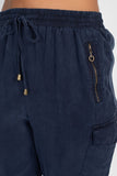 Tencel Jogger Pants in Navy