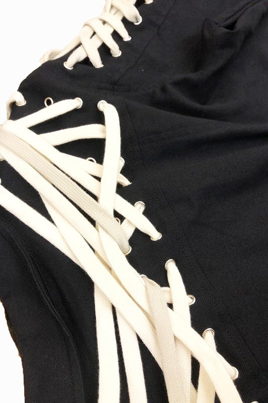 Coloured Draw string Jacket