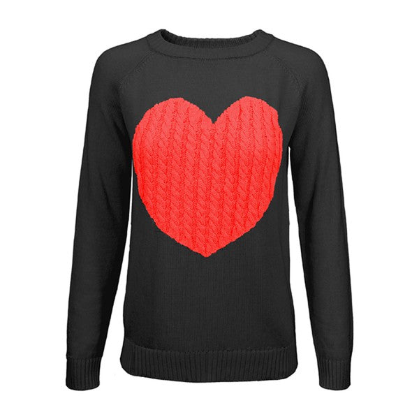 Sweater with classic Heart Design