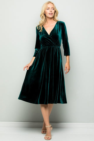 Velvet Dress-D5078