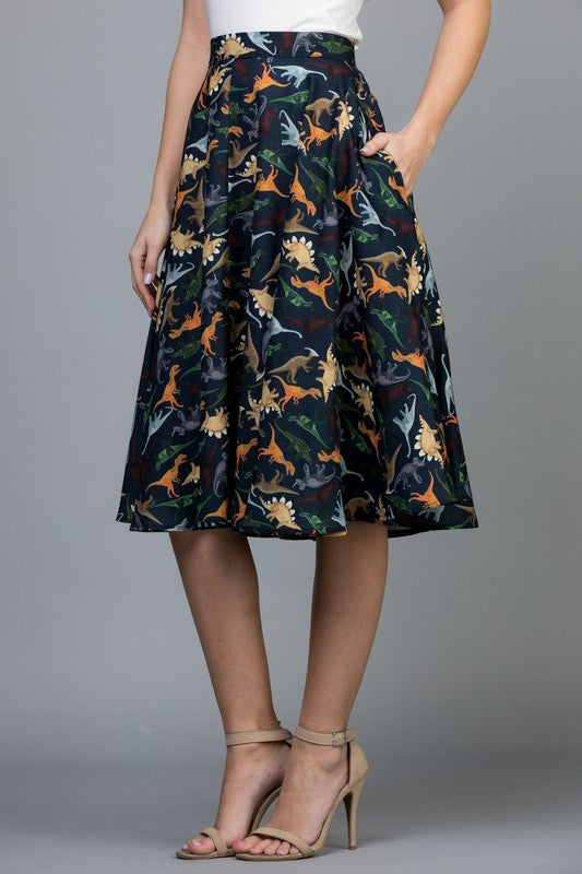 Dinosaur Skirt with pockets | Pom Pom Boutique