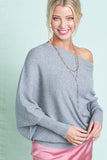 Soft Textured Sweater-LMT3103-B5