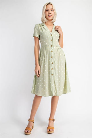 Vintage Inspired Polka Dot Dress